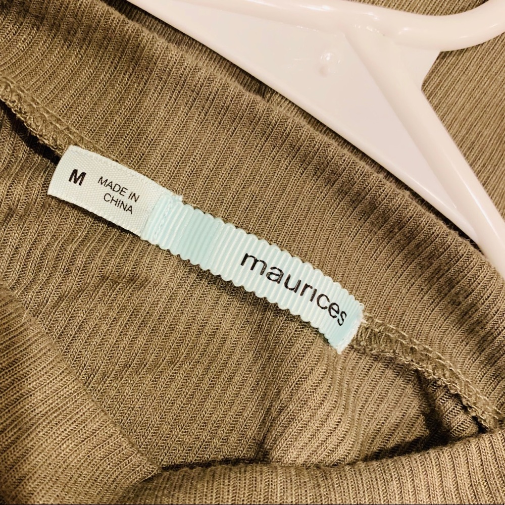 Maurice’s Army Green Tank Top - Picture 4 of 6